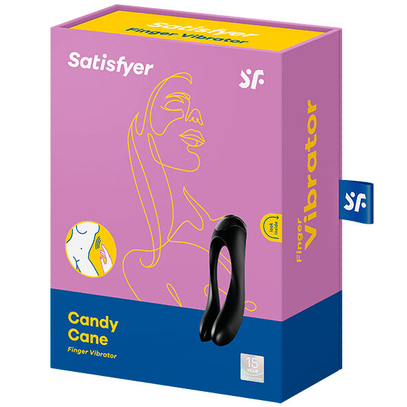 Oranger Zuckerstangen-Fingervibrator