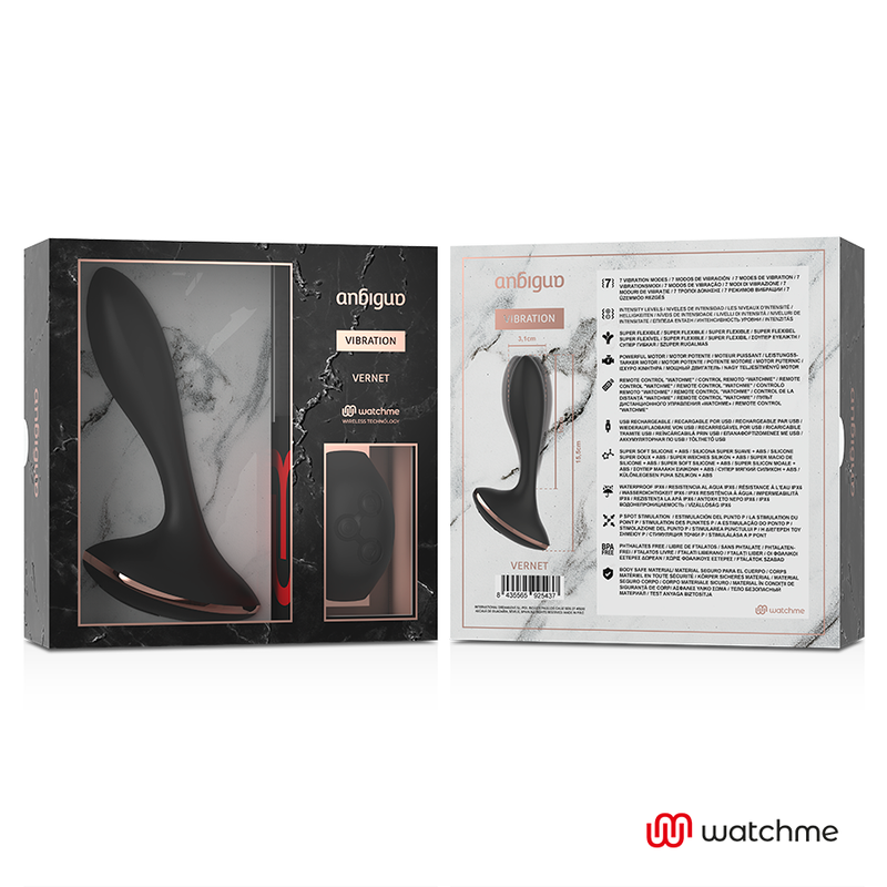 Watchme Vibrator Fernbedienung Analplug Vernet