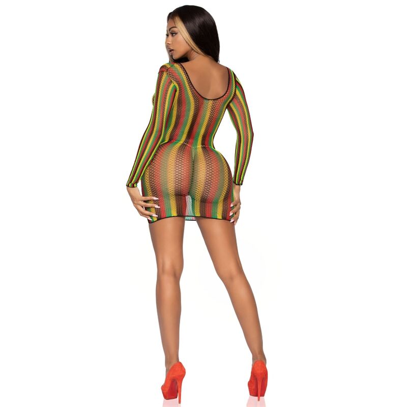 Rasta Minikleid Einheitsgröße