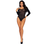 Mosaik-Bodysuit mit Druckknöpfen, Einheitsgröße