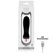 Wiederaufladbarer Vibrator fünf schwarz 7 Geschwindigkeiten