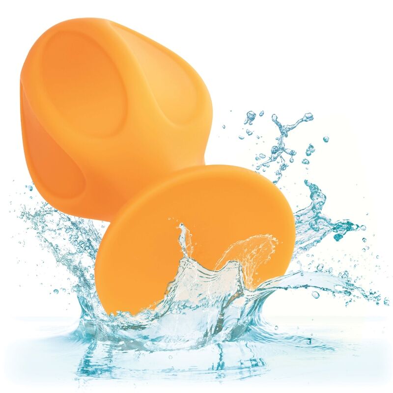 Orangefarbene freche Mütze