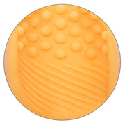 Masturbator mit orangefarbenem Perlengriff