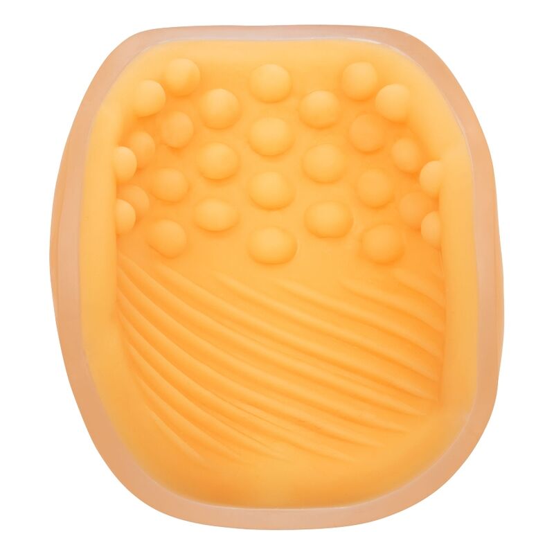 Masturbator mit orangefarbenem Perlengriff