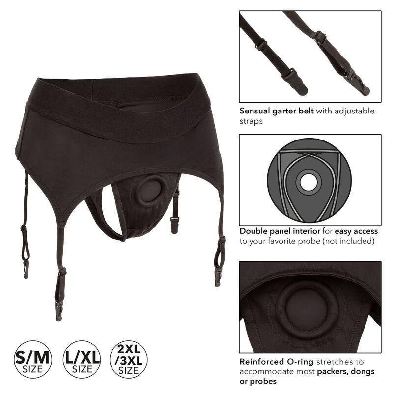 Boundless String mit Strumpfband l/xl