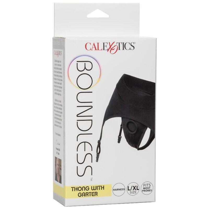 Boundless String mit Strumpfband s/m