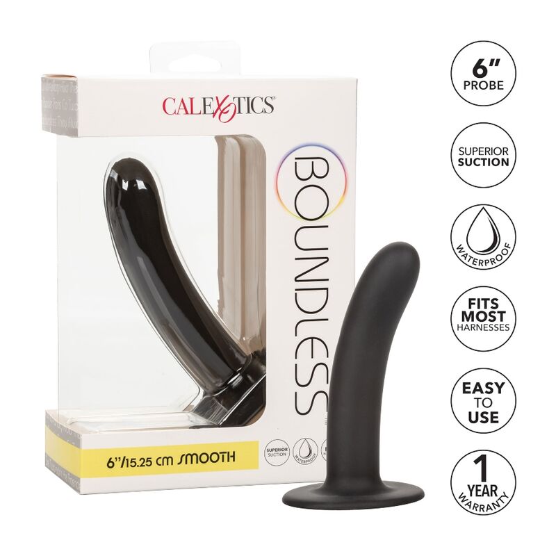 Boundless Dildo 15,25 cm kompatibler glatter Harness