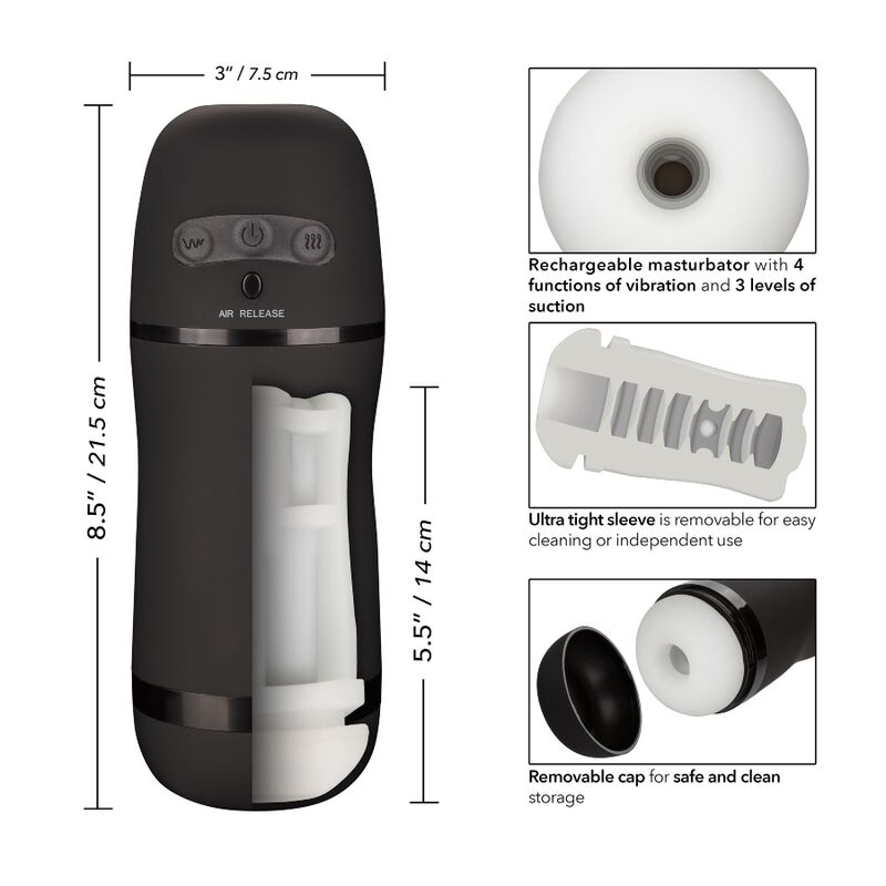 Optimale Power Stroker Vibrations- und Saugfunktionen