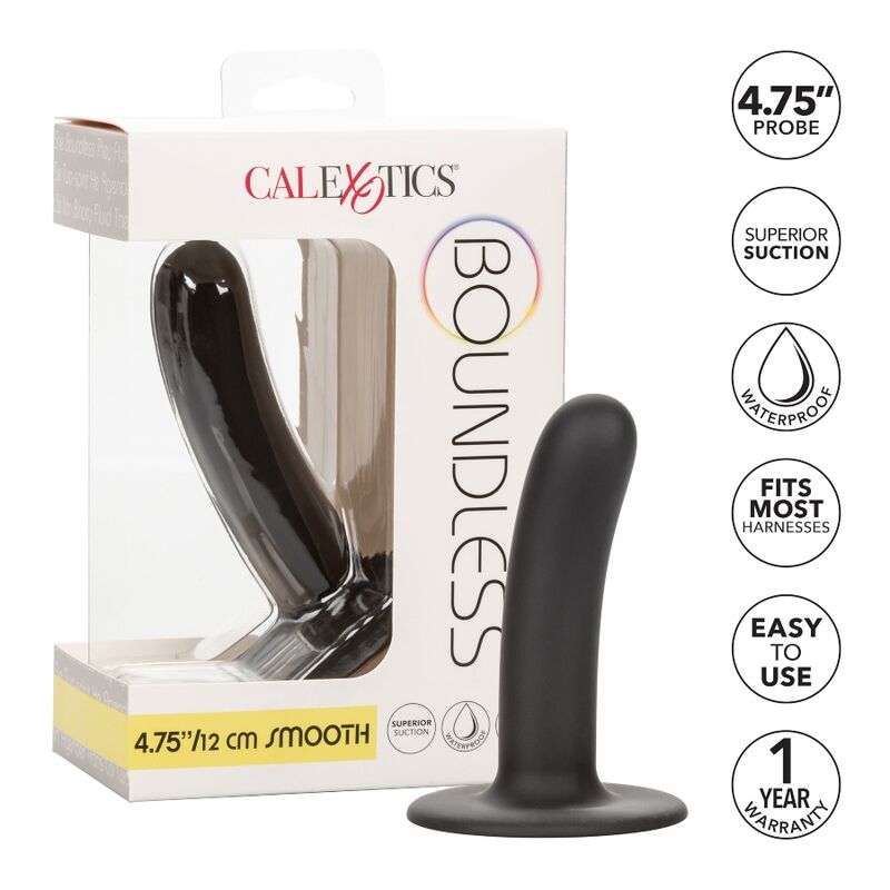 Boundless Dildo 12 cm kompatibler glatter Harness