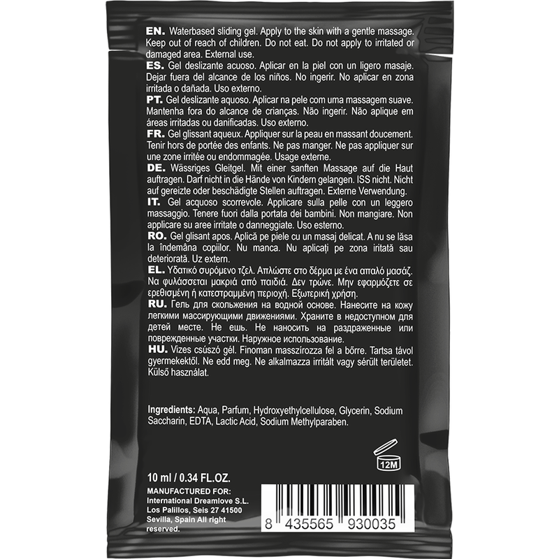 Kissable Strawberry Gleitmittel auf Wasserbasis 10 ml