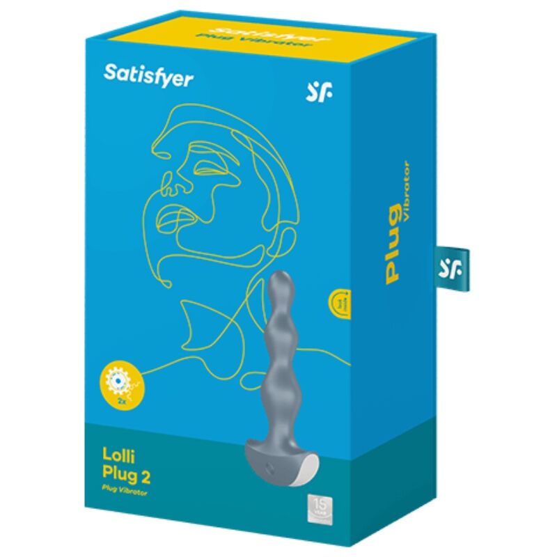 Lolli Plug 2 Plug Vibrator grau