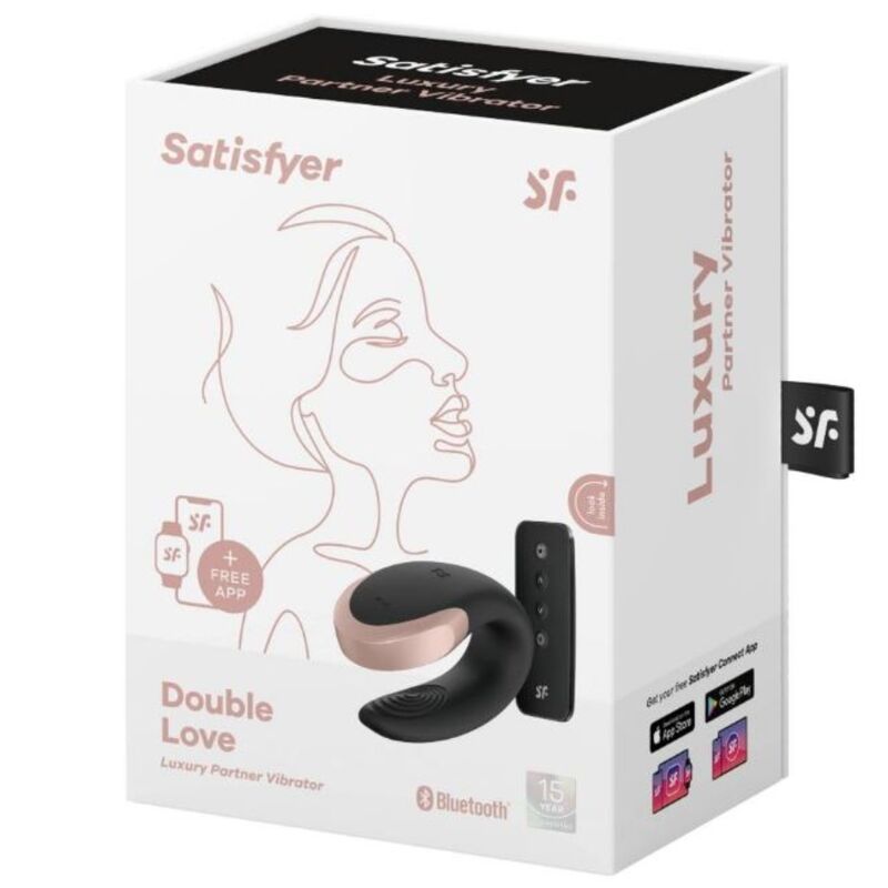 Love Luxury Partner Doppelvibrator Schwarz