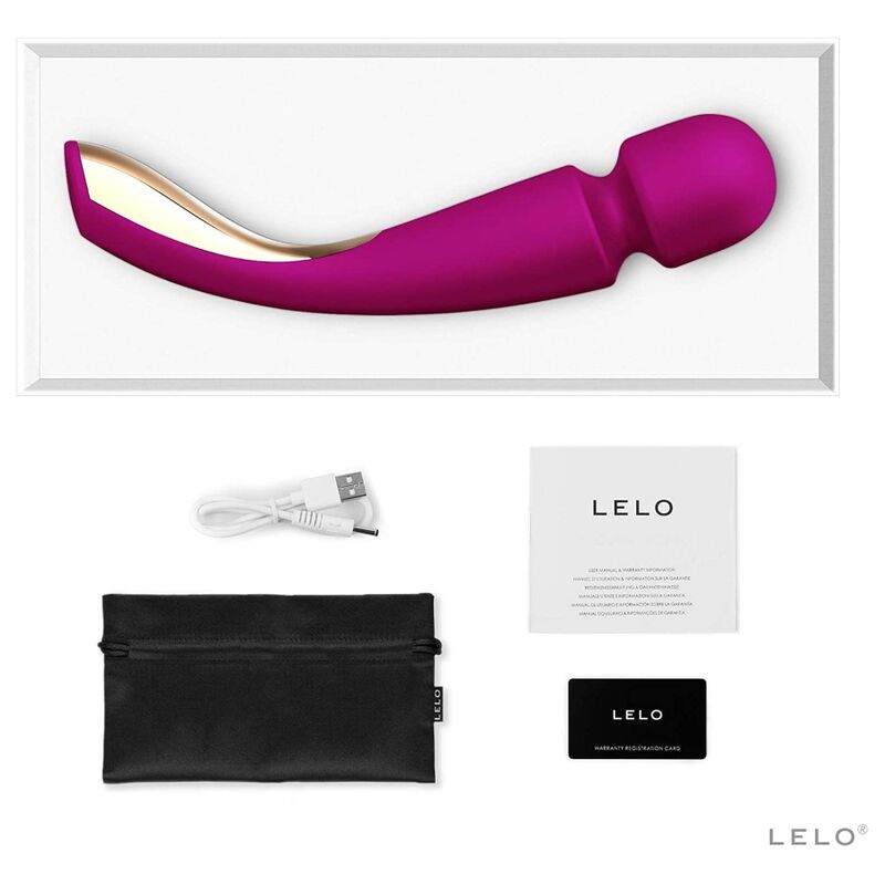 Smart Wand Medium 2 dunkelrosa Massagegerät