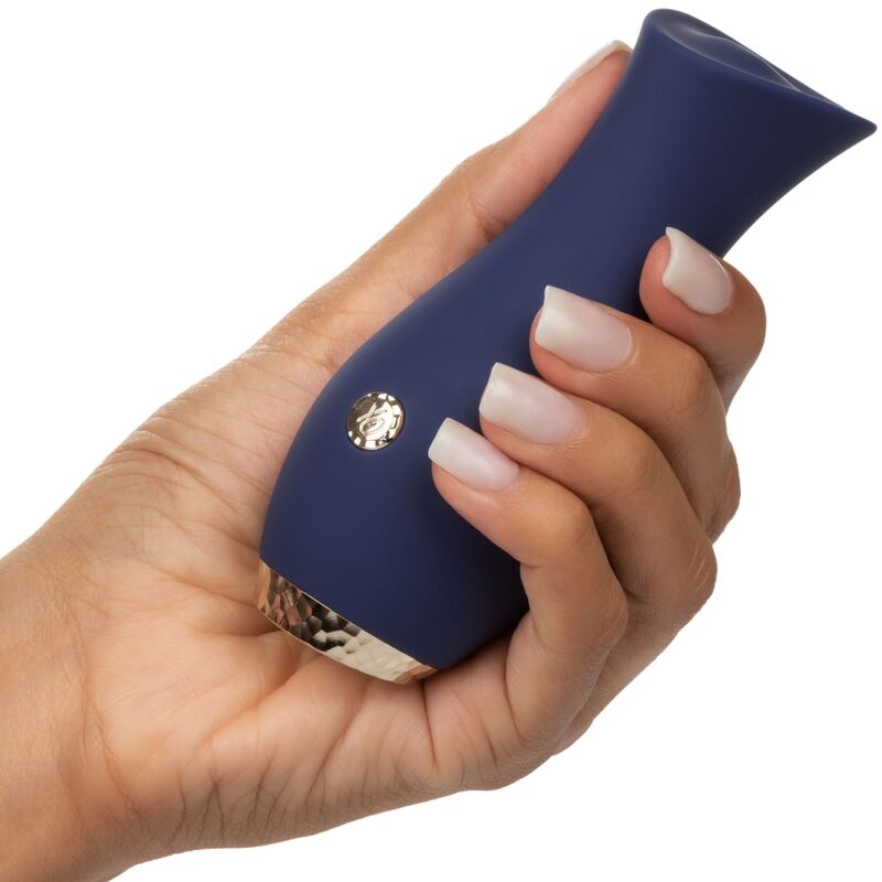 Schickes blaues Tulpenmassagegerät