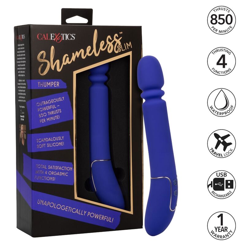 Schamloser Slim Thumper blau