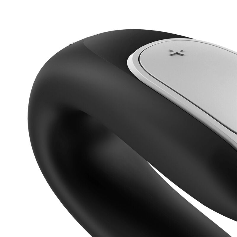 Schwarzer Double Fun Partnervibrator