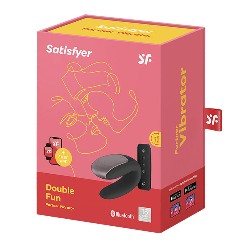 Schwarzer Double Fun Partnervibrator