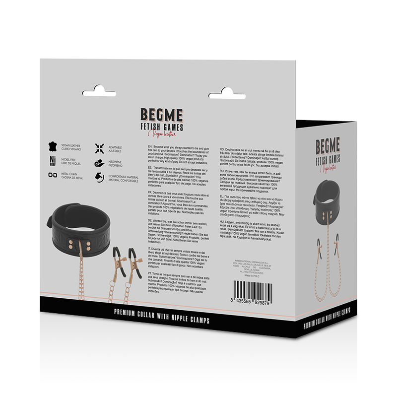 Black Edition Begme Black Edition Halskette mit metonischen Klammern