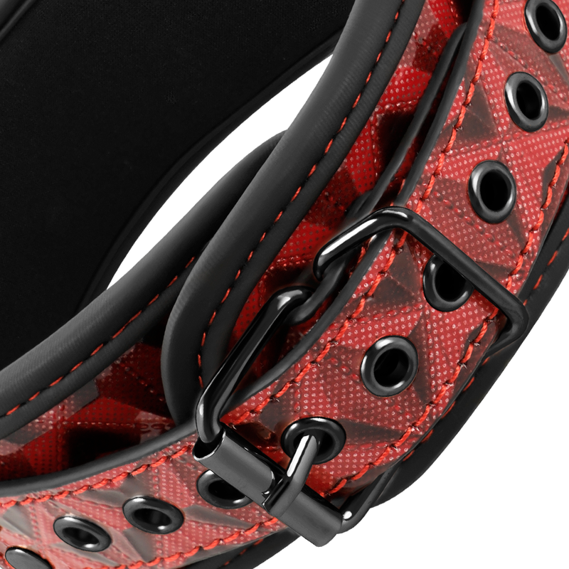 Halsband der Red Edition mit Telemon-Clips mit Neoprenfutter