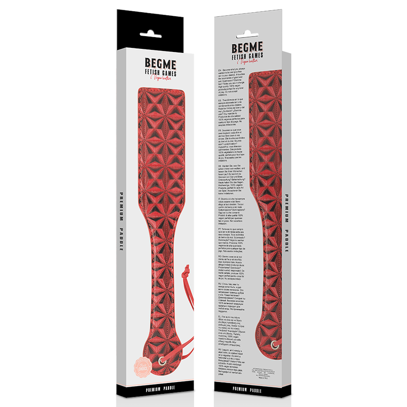 Schaufel aus veganem Leder in der Red Edition