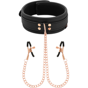 Halskette mit ausgefallener Clip-Spitze und Neopren-Innenfutter