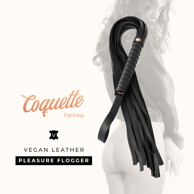 Ausgefallene Peitsche aus veganem Leder