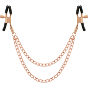 Schicke Metall-Metelon-Clips mit Kette