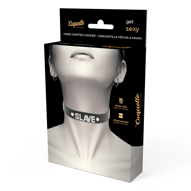 Sklavenhalsband aus veganem Leder