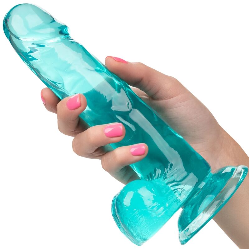 Queen-Size-Dildo blau 15,3 cm