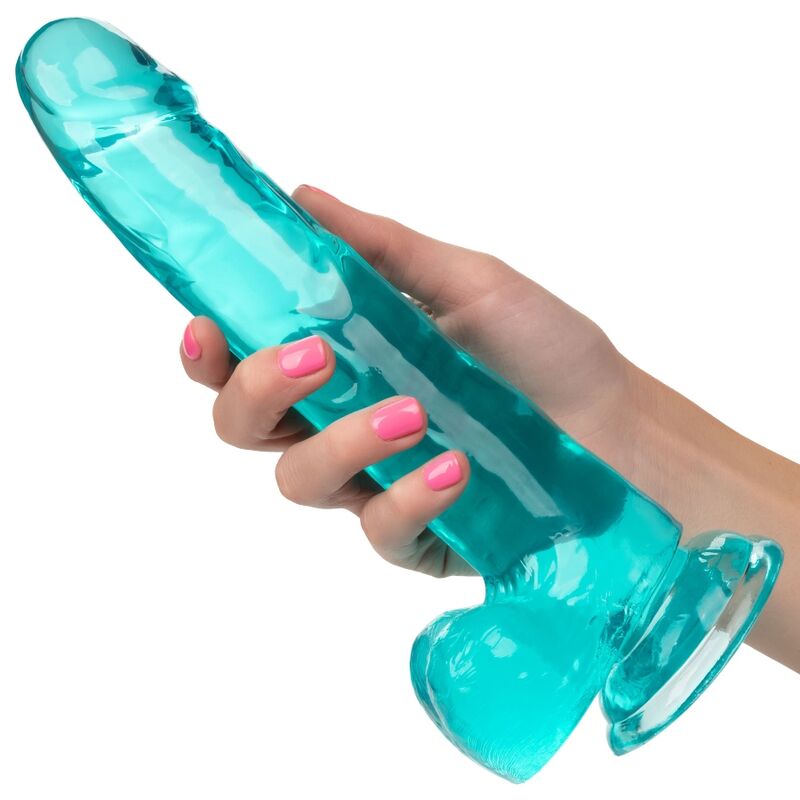 Queen-Size-Dildo blau 20,3 cm