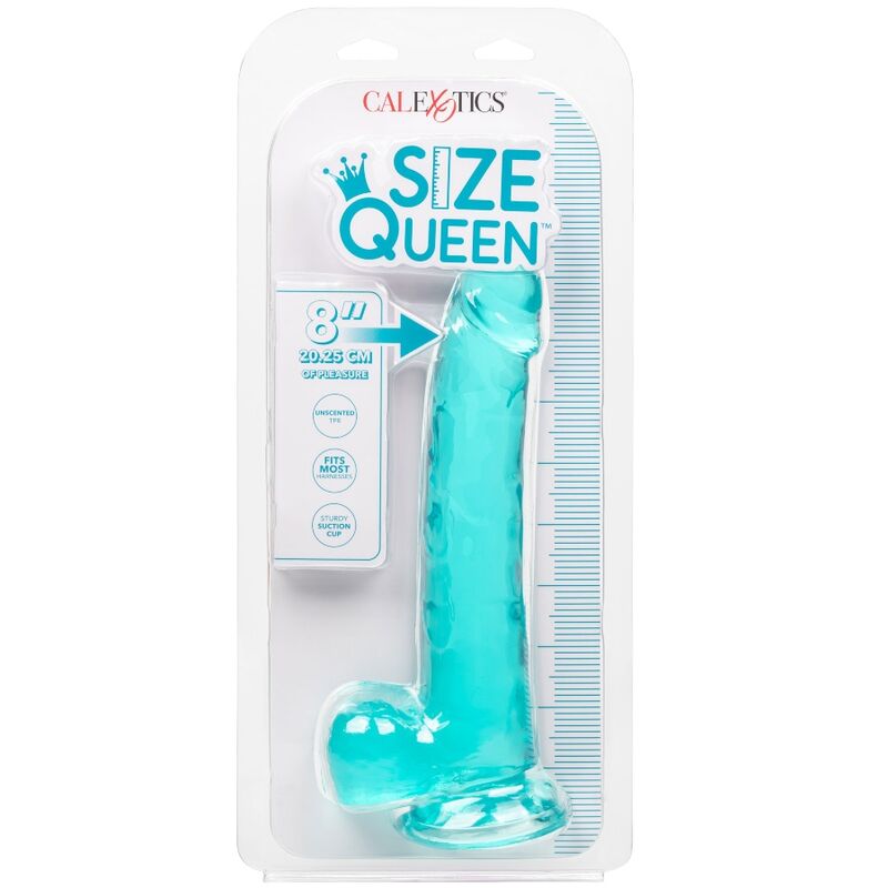 Queen-Size-Dildo blau 20,3 cm