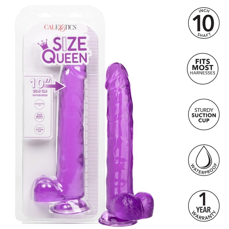 Lila Dildo in Queen-Size-Größe, 25,5 cm