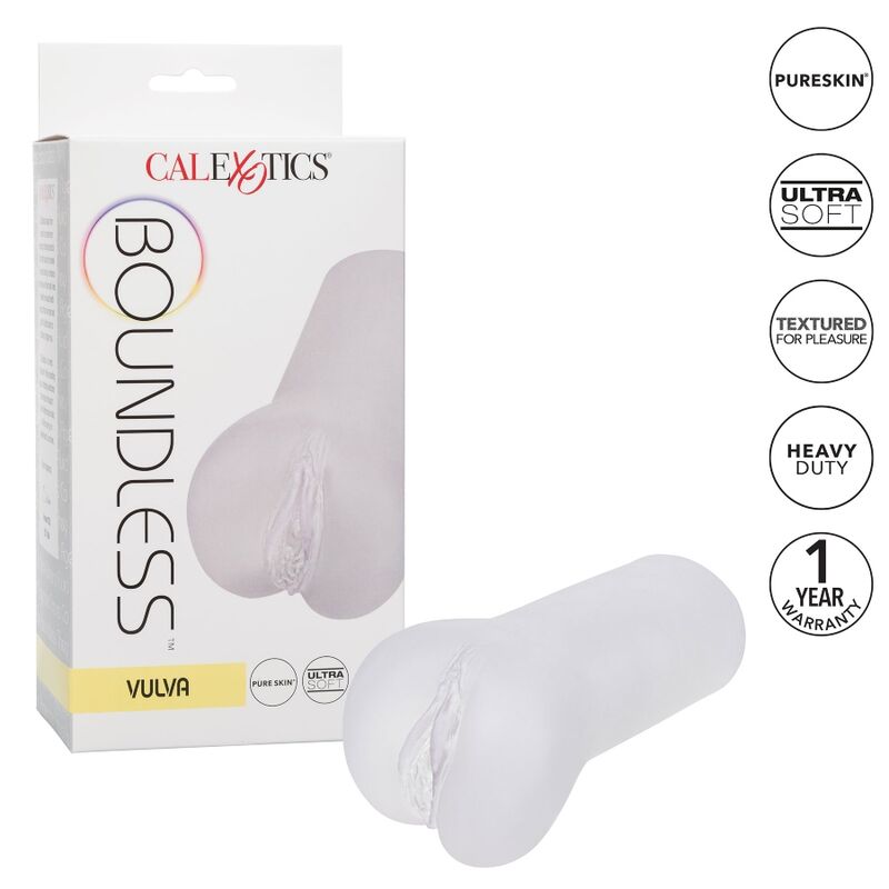 Boundless Vulva Stroker - transparent