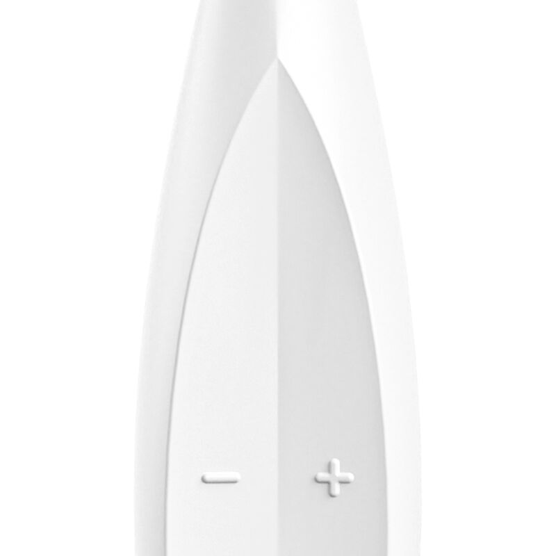 Weißer Fun Tip Twirling Vibrator