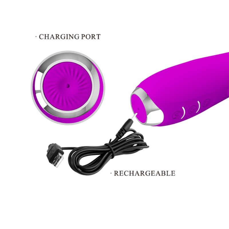 Molly Vibrator mit wiederaufladbarer Rotation