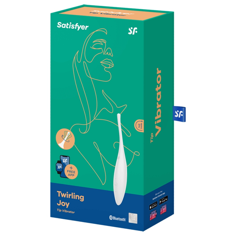 Twirling Joy weißer Klitoris-Vibrator