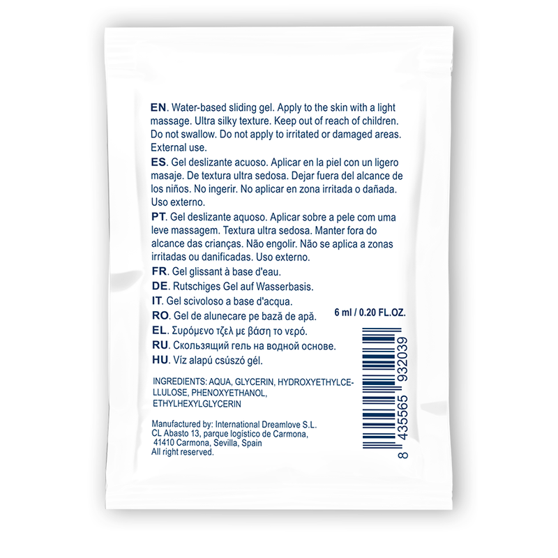 Neutrales Gleitgel auf Wasserbasis, 6 ml