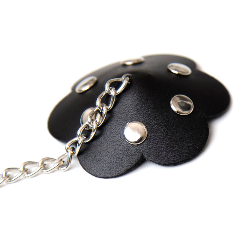Blütenblattschild mit Kette