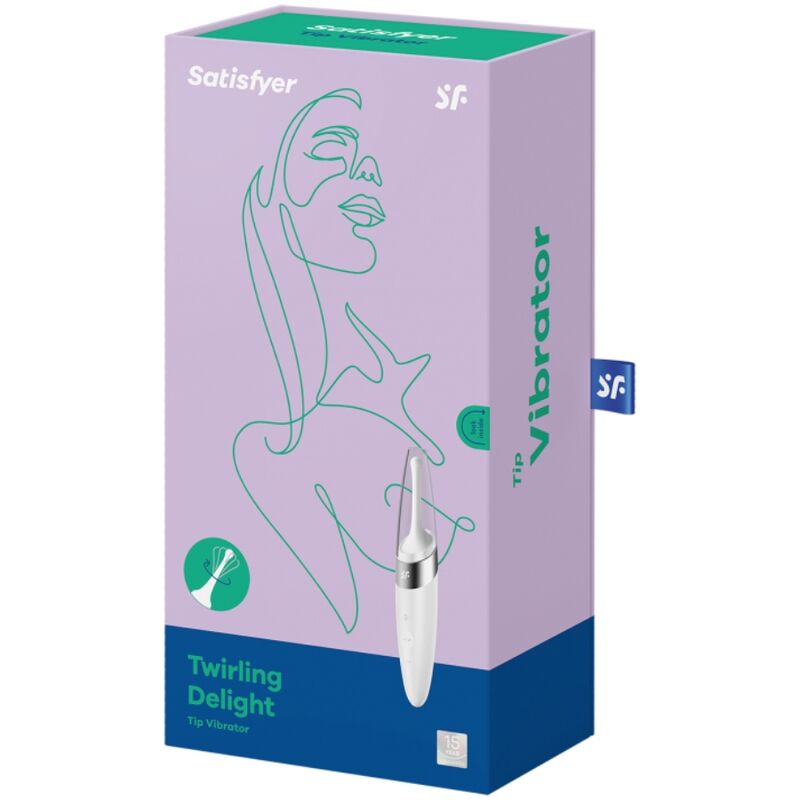 Twirling Delight Klitoris-Vibrator in Weiß