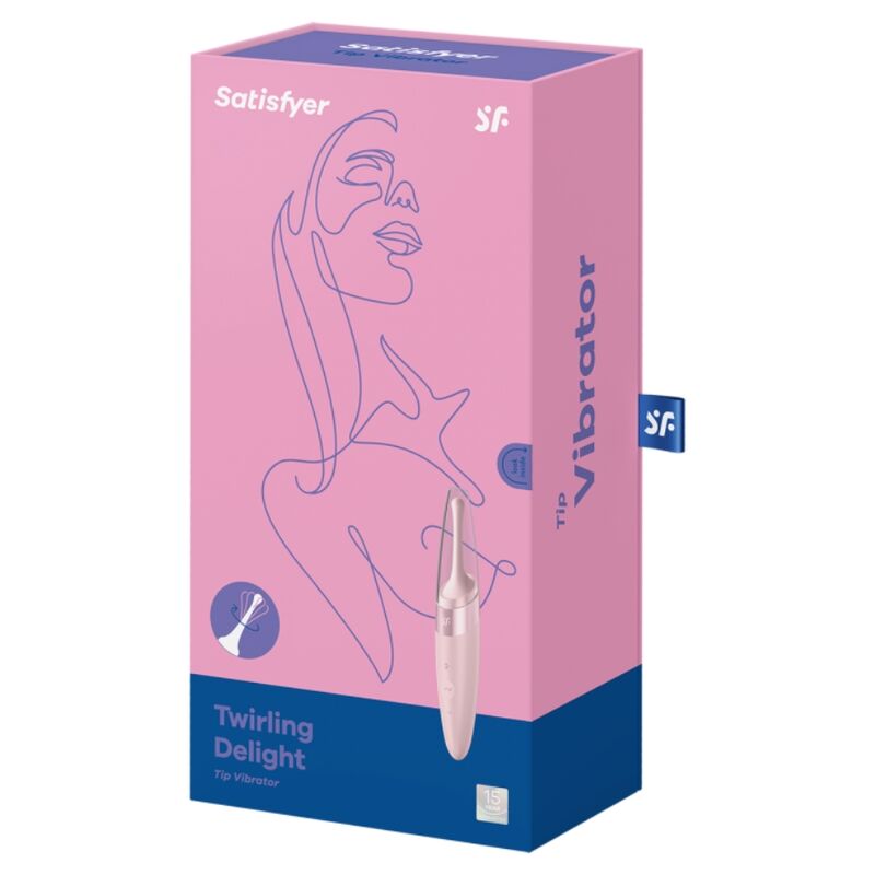 Twirling Delight Pink Klitoris-Vibrator