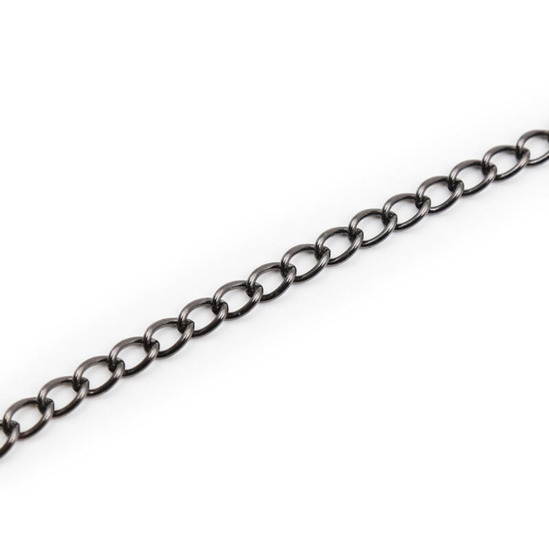 Japanische Nippelklemmen mit schwarzer Kette