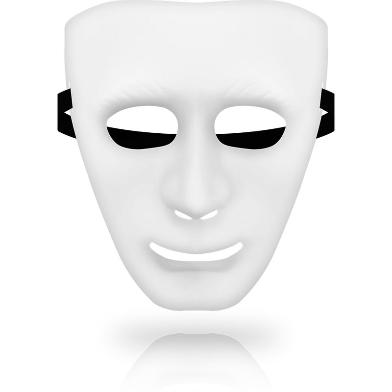 Masken weiße Maske Einheitsgröße