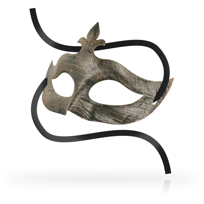 Masken Kupfer-Fleur-de-lis-Maske