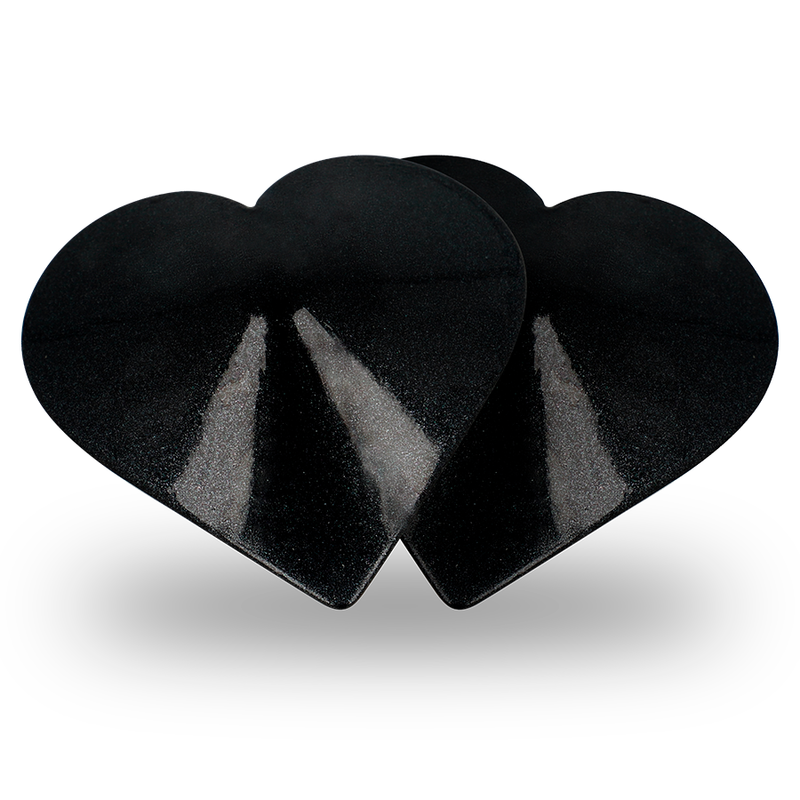 Elegantes Cover-up mit schwarzen Herzen