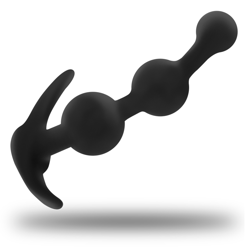 Gebogener Silikon-Analplug 13 cm