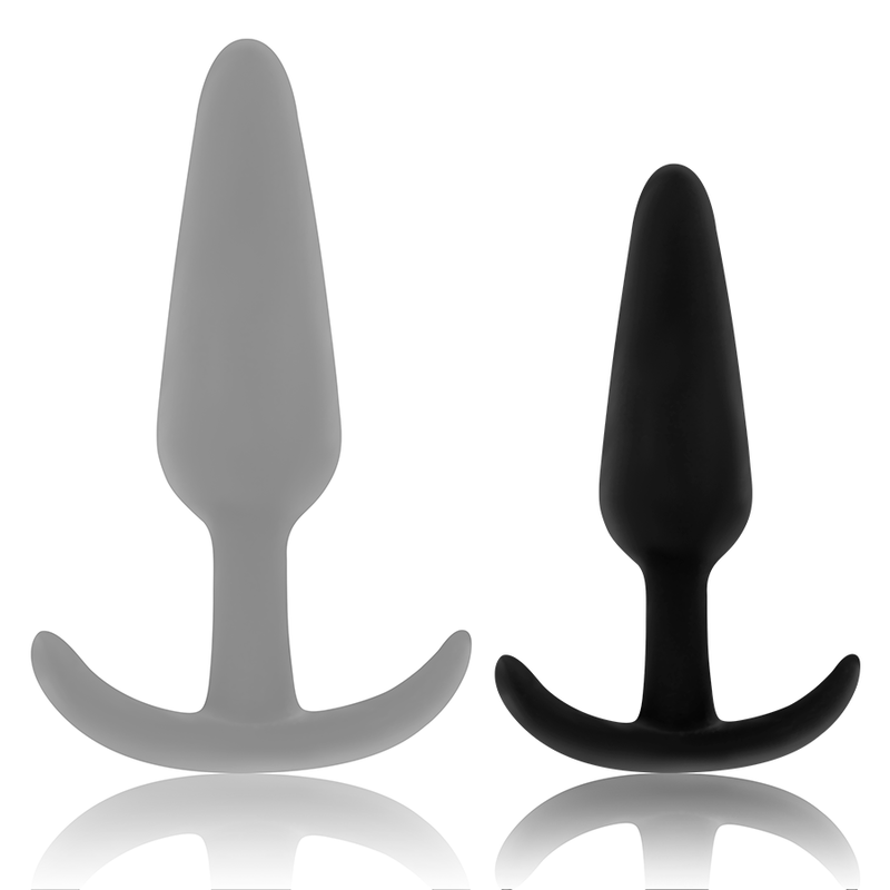 Analplug aus Silikon mit kleinem Griff