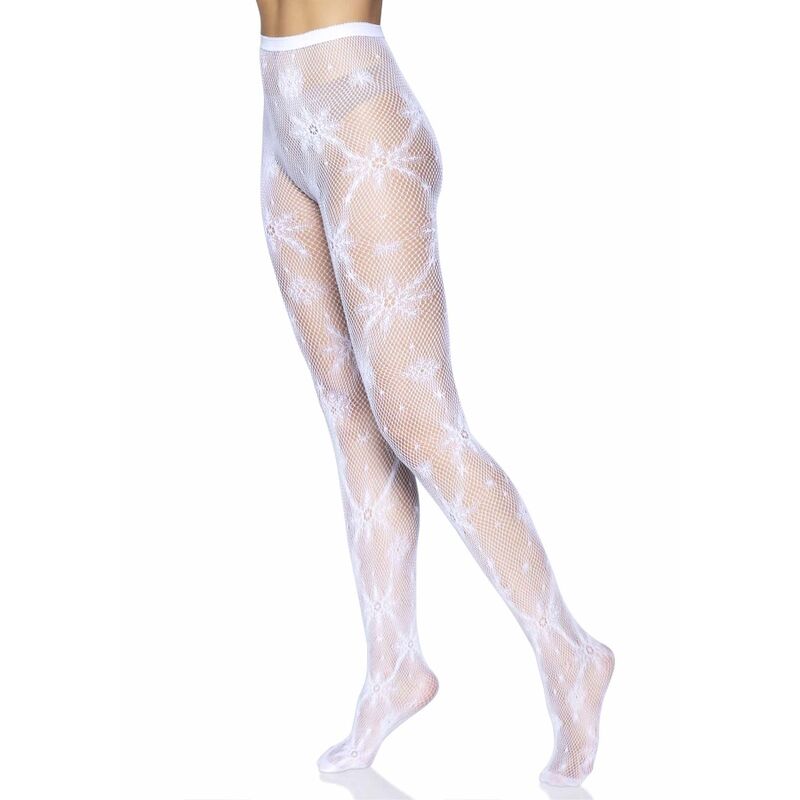 Schneeflocken-Netzstrumpfhose Einheitsgröße