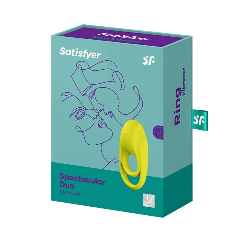Spektakulärer gelber Duo-Ringvibrator