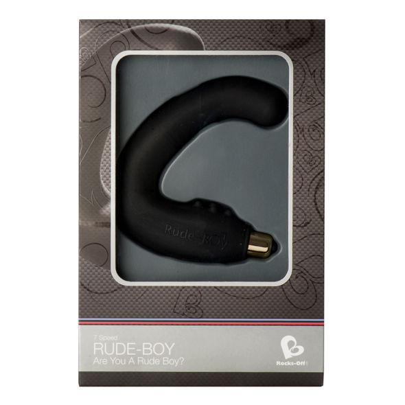 Rude-Boy männlicher G-Punkt-Massager 7 V schwarz 