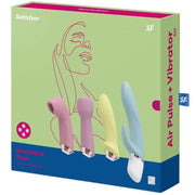 Wunderbares Set mit vier Vibratoren und Luftimpulsen